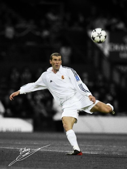 Zinedine Zidane Soccer Poster