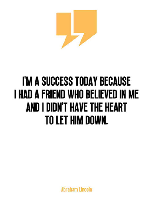 Abraham Lincoln motivational Quote Poster