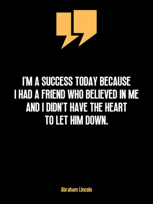 Abraham Lincoln Success motivational Quote Poster