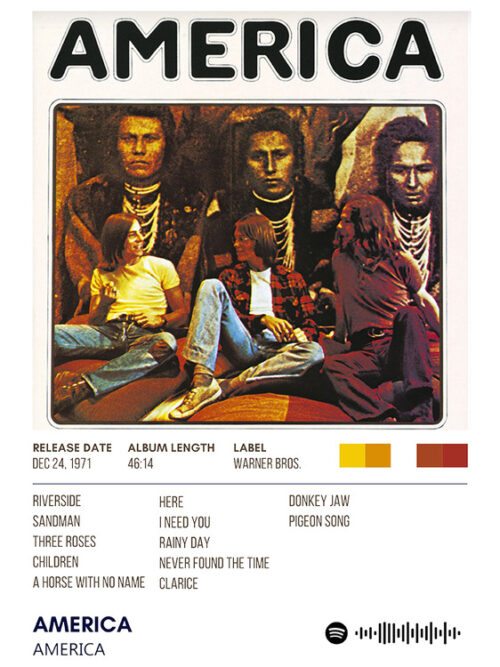 America By America Music Album Poster