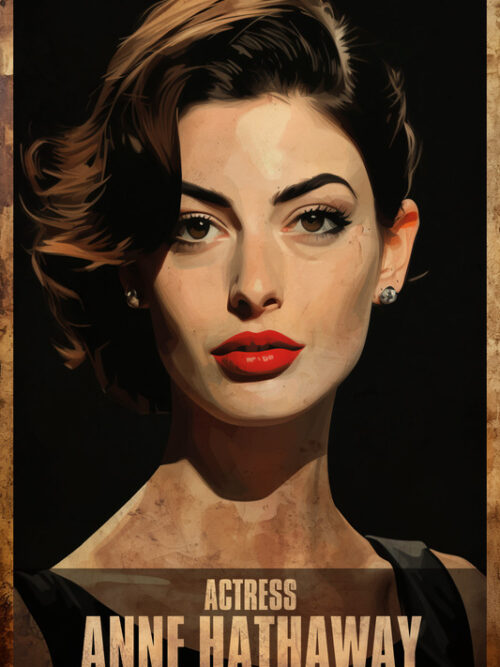 Anne Hathaway Acting Poster
