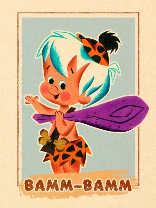 Bamm Bamm Rubble The Flintstones Poster