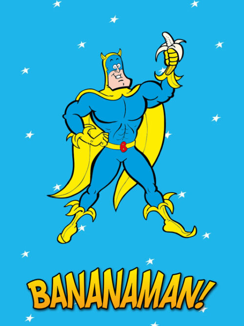 Bananaman 1983 Cartoon Poster