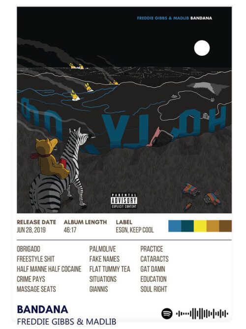 Bandana By Freddie Gibbs & Madlib Album Poster