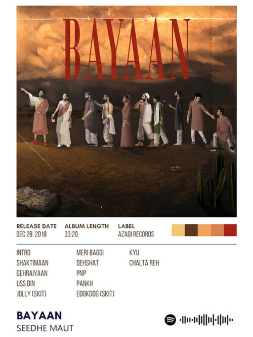 Bayaan By Seedhe Maut Music Album Poster