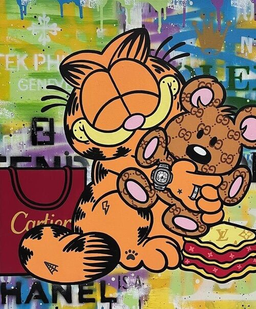Bear Hugz Garfield Poster
