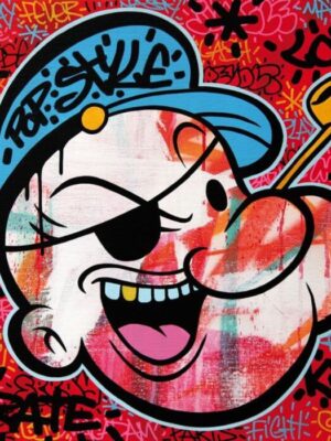Monopoly Rich Popeye the sailor man Poster