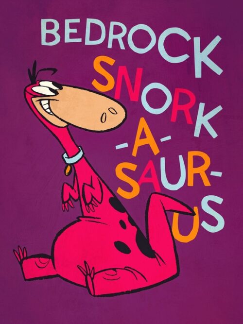 Bedrock Snork A Saurus The Flintstones Poster