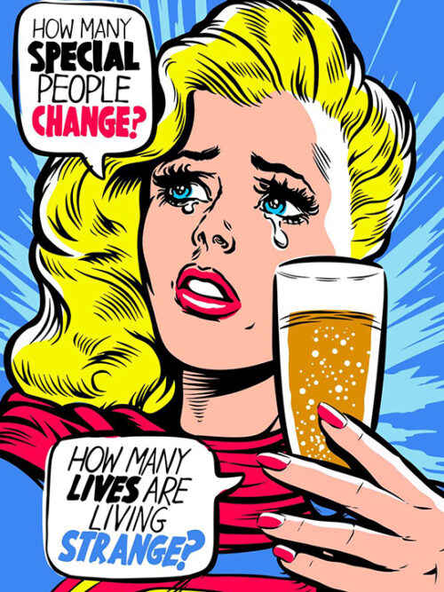 Beer Drink Retro Comics Pop Art Poster