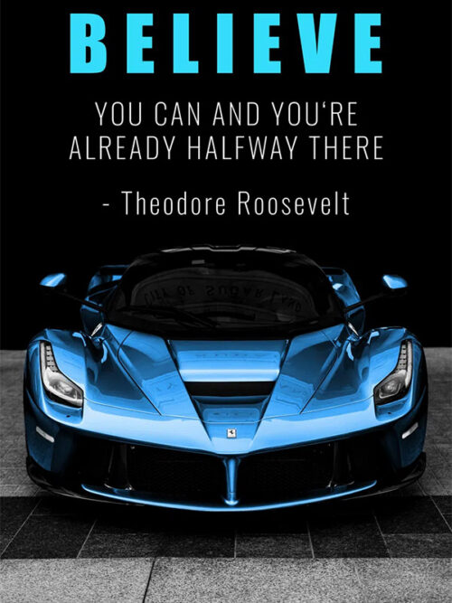 Believe Motivation Poster