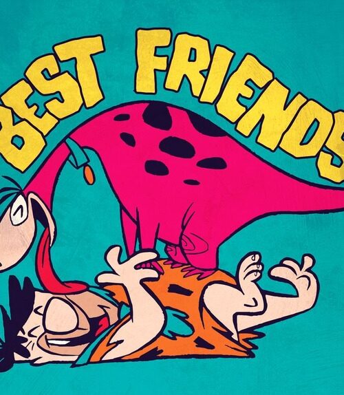 Best Friends The Flintstones Poster