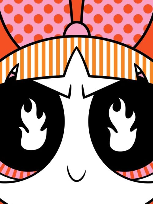 Blossom B Fierce Powerpuff girls Poster