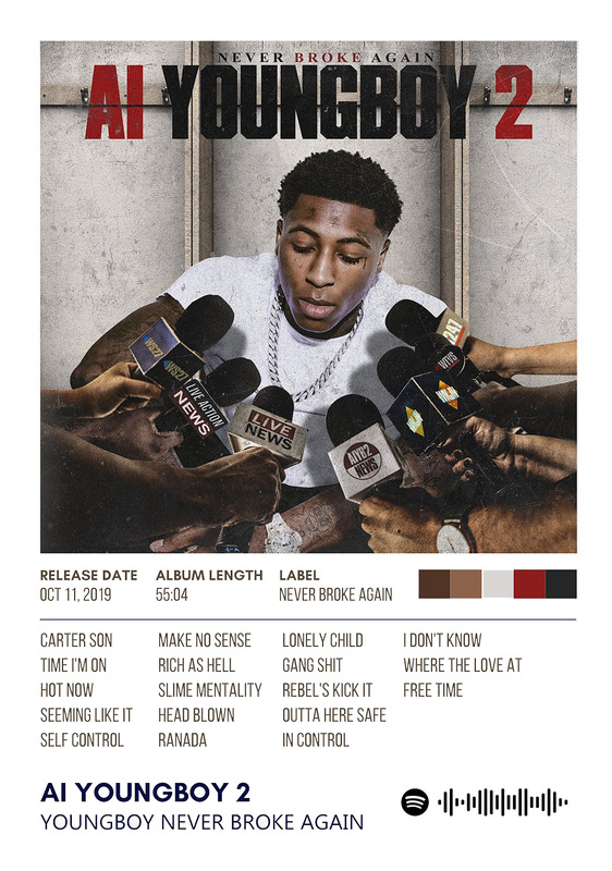 Ai Youngboy 2 By Youngboy Never Broke Again Album Poster