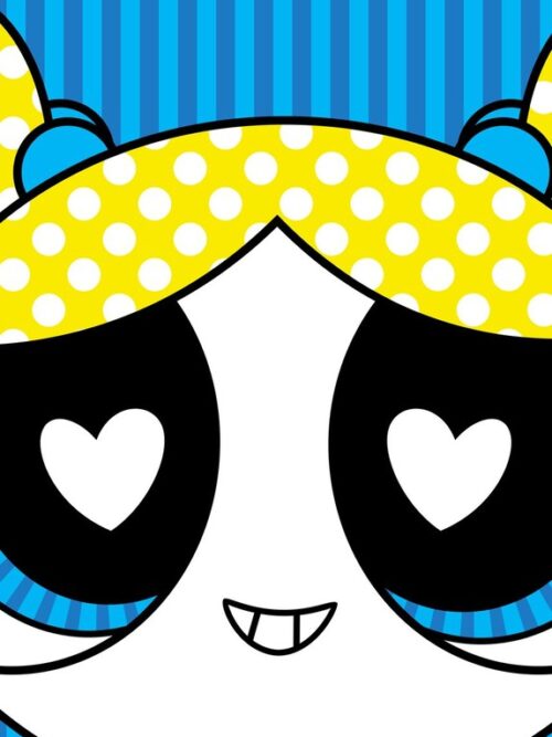 Bubbles B Fierce Powerpuff girls Poster
