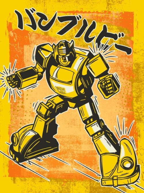 Bumblebee Manga Transformers Poster