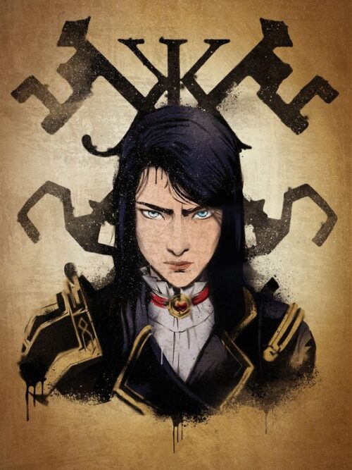Caitlyn Graffiti Arcane Poster
