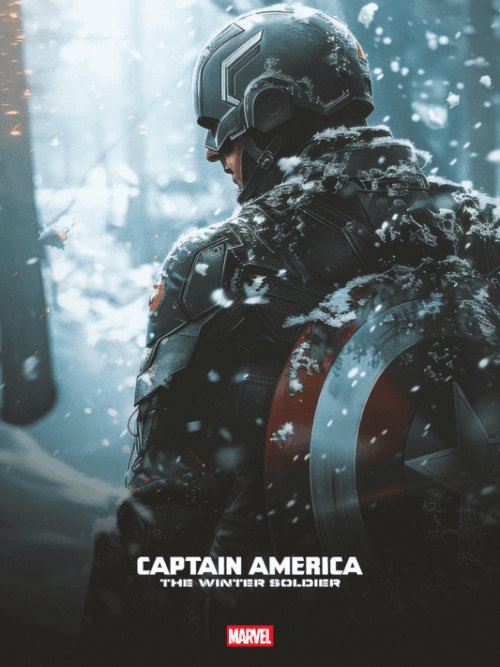 Captain America- The Winter Soldier (2014) Movie Poster