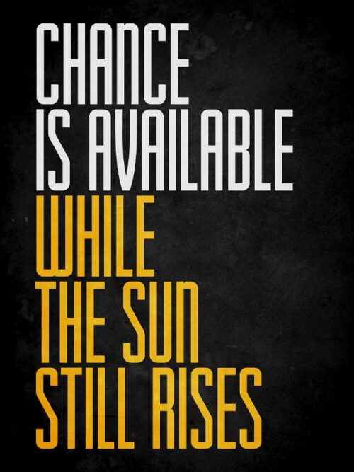 Chance Is Available Poster