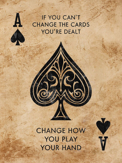 Change of Plans motivational Quote Poster