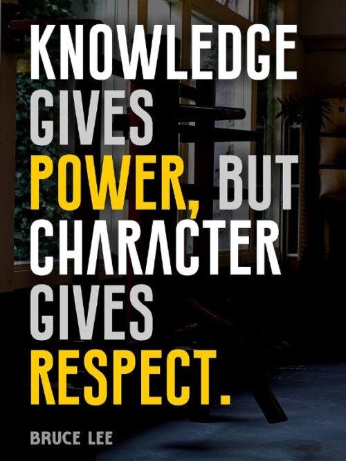 Character Gives Respect Poster