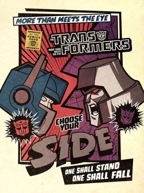 Choose your Side! Transformers Poster