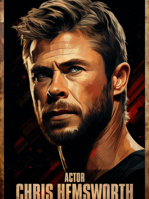 Chris Hemsworth Acting Poster