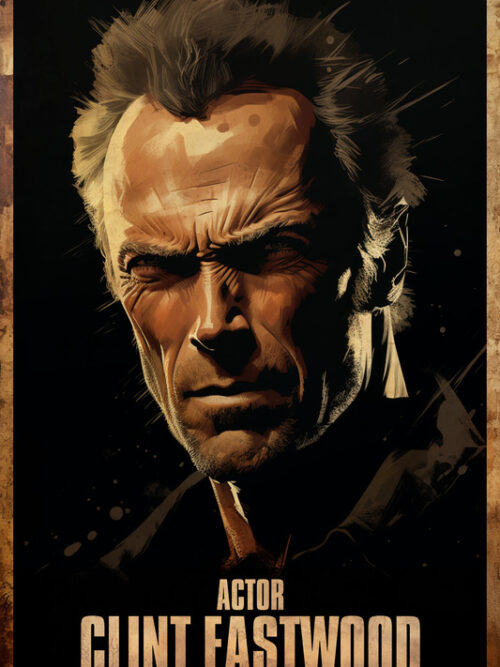 Clint Eastwood Acting Poster