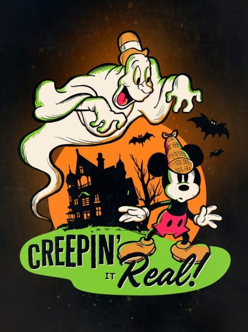 Creepin' It Real Halloween Poster