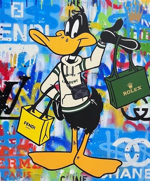 Daffy Does Luxury Poster