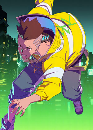 David MARTINEZ Cyberpunk Edgerunners anime Poster