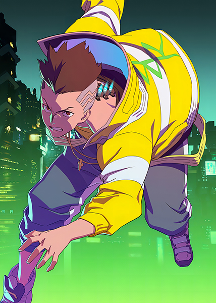 David MARTINEZ Cyberpunk Edgerunners anime Poster