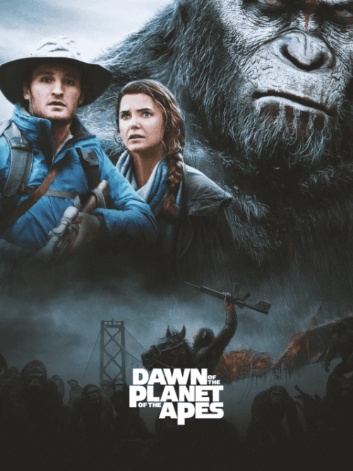 Dawn Of The Planet Of The Apes 2014 Movie Poster