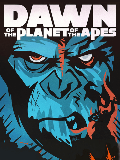 Dawn Of the Planet of the Apes 2014 Poster