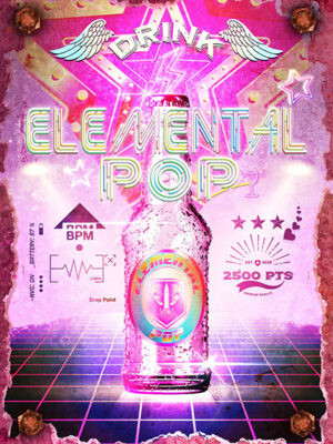 Elemental Pop Drink Poster