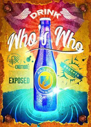 Who's Who Drink Poster