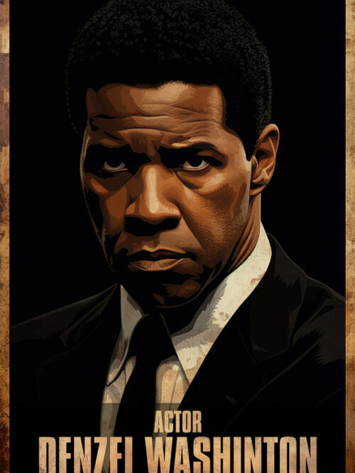 Denzel Washington Acting Poster
