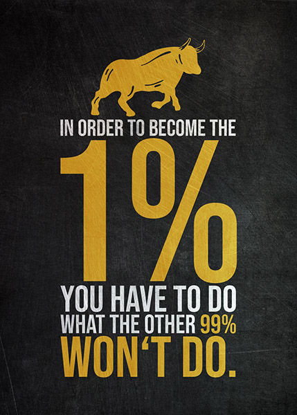 Do what others wont try motivational Poster