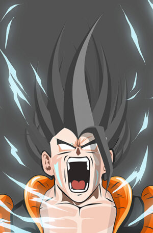 Dragon Ball Goku Power Up art Poster