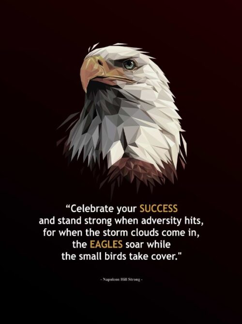 Eagle Success Self Quote Poster