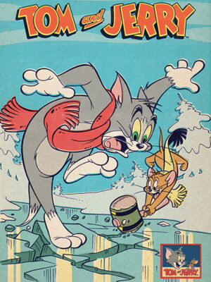 Earthquake Tom and Jerry Poster