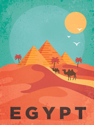 Egypt Travel Poster