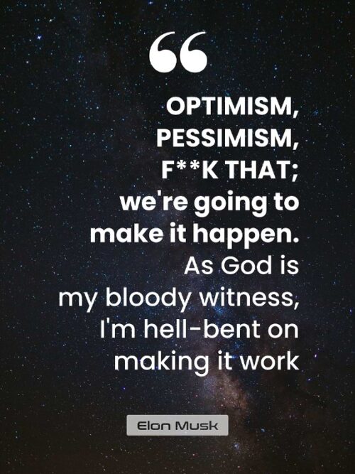 Elon Musk Quote Poster
