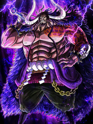 Emperor of Sea Kaidou of the Beasts One Piece Poster