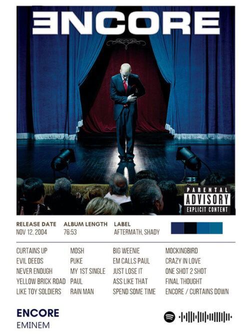 Encore By Eminem Album Poster