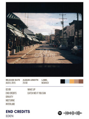 End Credits By Eden Music Album Poster