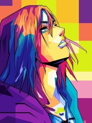 Eren Attack on Titan Pop art anime Poster