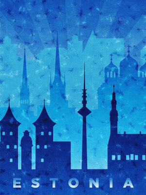 Estonia Travel Poster