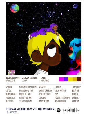 Eternal Atake Luv Vs The World 2 By Lil Uzi Vert Music Album Poster