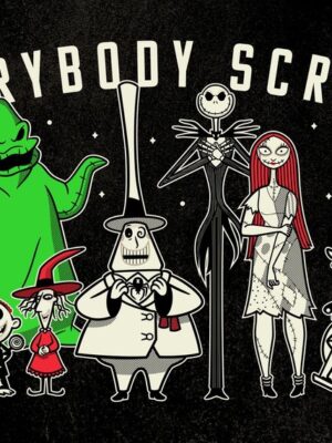 Everybody Scream Group Halloween Poster