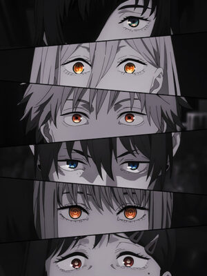 Eyes Chainsaw Man Poster